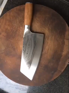 Set Pisau Chef Profesional Ergonomis 3Cr13 Stainless Steel untuk Memotong Daging dan Buah