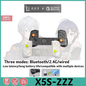GAMESIR X5S Co branded Zenless Zone Zero Game Stretch Handle Three Mode New Bluetooth 5.3 Low Delay Long Range Six Axis Gyroscope Removable ABXY Hall Rocker/Trigger Lightweight Design