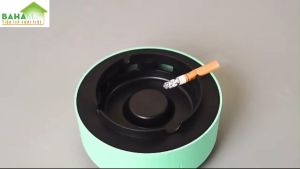 GẠT TÀN ĐIỆN TỬ LỌC KHÔNG KHÍ 360 ĐỘ ION ÂM THÔNG MINH HÚT KHÓI TRỰC TIẾP "BAHAMAR" Gạt tàn thuốc và khử mùi khói thuốc lá khuếch tán không khí trong lành.