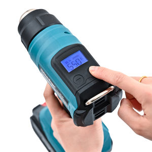 18V Heat Gun Shrink Wrapping Tool Hot Air Gun Air Dryer Soldering Thermal Blower with LED display Tool only No battery