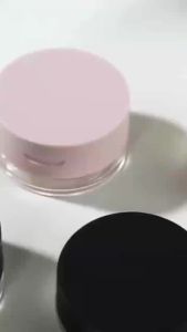 Foundation Storage Box Empty Case Portable Loose Powder Box With Powder Puff Mirror Container Case