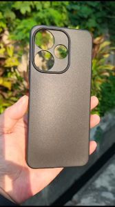 Casing Xiaomi Redmi 13 Silikon Magsave Ring Standing Tali Lanyard Hitam Premium Soft Case Handphone