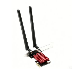 Kebidumei | Kebidumei AC1200 WiFi 5 PCI-E Network Card Wireless Bluetooth 4.1 Adapter Dual Band 2.4G/5GHz 802.11AC For Win 7/8/10/11 Desktop