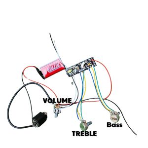 Mạch tăng âm về tự thay cho đàn Guitar Bầu Hạ uy di - mạch nâng tiếng tăng bass treble mạch dễ lắp ráp tiếng đàn hay hơn