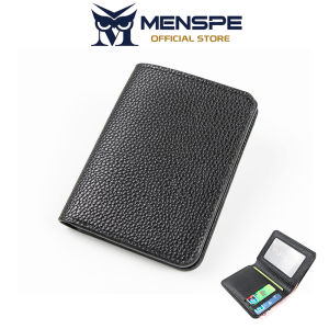MENSPE Mens Wallet Simple Short Soft PU Business Wallet Ultra Thin Multi-Card Position Wallets Mini Travel Purses Coin Pouch ID Credit Cards Holders