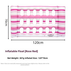 Summer Inflatable Hollow Out Float Swimming Pool Raft Floating Bed Lounge Chair for Adult Water Party Toys