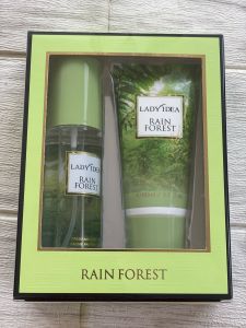 vs body perfume body lotion rain forest set