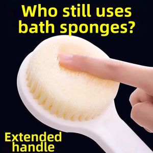 Long Handle Soft Bristle Body Brush