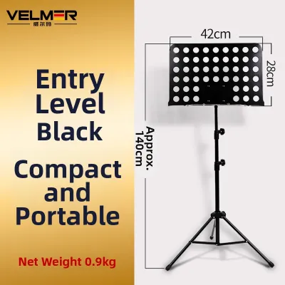 VELMER | Adjustable Portable Music Stand