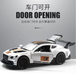 ADAC GT Master Bentley BMW Lamborghini Auto Racing Edition Car Mobil Sport Balapan Diecast Mainan Anak Miniatur Die-Cast 1:36 with Sound and Light