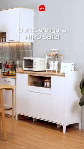 PIRA METROPOLIS OX -  HIRO SB121 Bufet / Lemari Dapur / Kabinet Dapur / Meja TV / Sideboard / Rak Serbaguna
