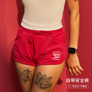 AlphaGym Running Shorts Womens Casual Yoga Pants Three-Inch Ultra-Shorts Breathable Quick-Dry Butt-Lifting Sportswear