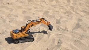Tatatoy 2.4Ghz RC Paduan Remote Control Excavator 11 Channel Excavator Remote Control Bulldozer Remote Control Dump Truck Mainan Luar Ruangan mainan Anak