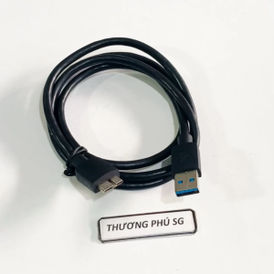 Cáp USB 3.0 ra Micro B dài 1.2m (Cable USB 3.0 AM to Micro BM Trắng - Đen)