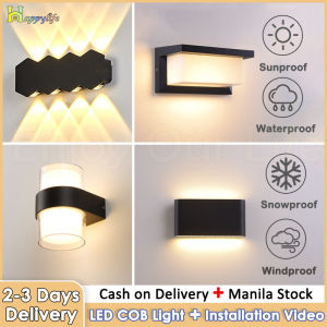 GEJIESE Outdoor LED Wall Light Waterproof IP65 3W To 18W Outdoor LED Wall Light 3000K Lamp Modern Minimalist Waterproof Wall Lamp Up Down LED Wall Lamp Aluminum Garden Wall Sconce Outdoor Aisle Villa Hotel Building Exterior Decor Light