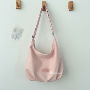 Large Capacity Canvas Tote Bag Womens Casual Single Shoulder 2025 New Style Commuter Cloud Bag Trendy School Class Bag