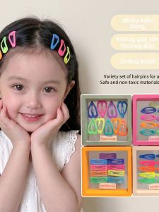 Non-Damaging Colored Hair Clips For Children