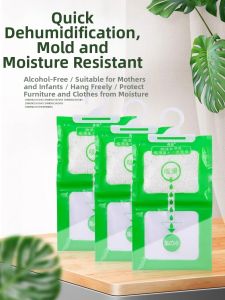 Hanging Indoor Dehumidifier Bag Moisture Absorbing Dryer for Closet Student Dormitory Home Use Mold Proof 3759