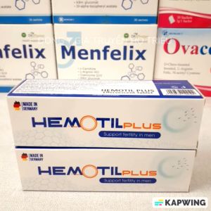 Viên sủi Hemotil Plus hộp 10 viên tăng số lượng và chất lượng tinh trùng tăng cường sinh lý nam giới