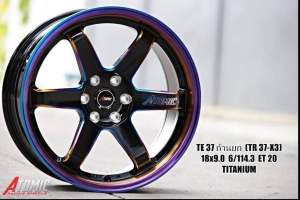 (4วงตรงรุ่นนาวาร่า) ล้อแม็กขอบ 18 สีพิเศษ ไทเท นาวาร่า หายาก ใส่นาวาร่าได้ทุกรุ่น 4 วง ส่งฟรี