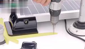 Waterproof RV Solar Entry Gland Box with 2M 10AWG Extension Wire White/Black Double Hole Panel Motorhome Yacht Car Accessories
