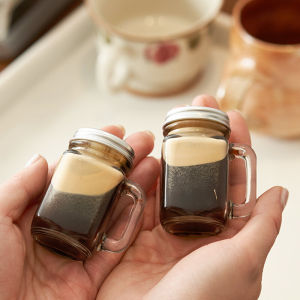 April Mini Coffee Concentrated Solution Storage Bottle Sealed Jar Small Sample Wine Glass Honey Sample Storage Jar Storage Tank