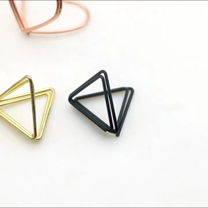20 PCSmetal clip triangle clip love clip business card clip card clipMetal holder triangle holder