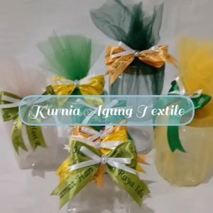 Pita Hampers Pita Satin Jadi Siap Pakai Lebaran Edisi Idul Fitri untuk Bingkisan Kado Parcel Hampers Pita Hias Pita Jadi Bukan Pita Tarik FREE KAWAT