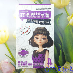 KaiJie Plant-Based Hair Dye Ammonia-Free Permanent Color Home Use Gray Covering Ideal Hair Color Multiple Shades 2 Boxes