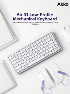 Akko | CNC Machined Full Aluminum RGB Backlit Tri-Mode Mechanical Keyboard