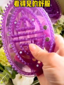 磁石经络按摩刷 超软瘦身刷 减脂经络刷  身体揉腹神器Essential oil meridian massage brush ultra soft slimming brush fat reducing mugwort meridian brush palm meridian brush body massage abdominal tool to send parents to give friend good items