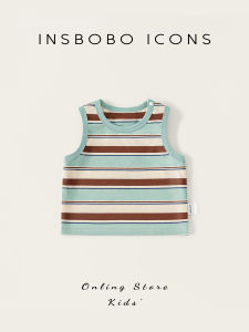 insbobo | Sleeveless Stripe Childrens Vest Summer