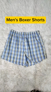 MCO Mens Boxer Shorts Checkered Stripes Printed Plain Woven Fabric L XL 2XL