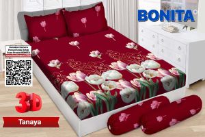 (BISA COD) SPREI BONITA DISPERSE NO 2 UKURAN 160*200 CM DIJAMIN BARANG ORIGINAL
