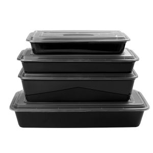 2000 Fish Dish Barbecue Kebabs Grilled Fish to-Go Box Plastic Disposable Rectangular Fish-Shaped Long Takeaway Lunch Box