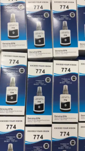 หมึกเติม epson 774 BK หมึกเติมอิงค์เจ็ท T774100 ดำ Epson หมึกพรีเมี่ยม