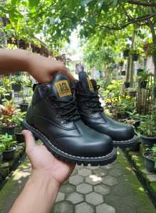 SEPATU SAPETY booth ujung besi PRIA MASA KINI   AGLS 100% KULIT