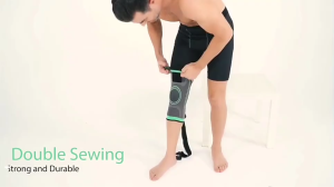 high quality Sports Strap Knee Brace Compression for Running Cycling Basketball Non-slip Knee Support Fitness Nylon Knee Support