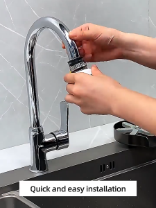 6 Layer Filtration 360 Degree Faucet Filter Splash-proof Shower Tap Water Filter Kitchen Water Purifier Sprinkler Filter Water