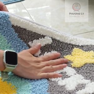 Thảm Lau Chân Chùi Chân Nhà Tắm Cửa Phòng Khách CAO CẤP Chống Trơn Trượt - chủ đề Bầu Trời TCCC01
