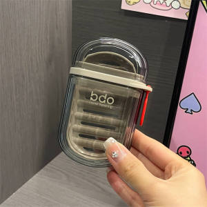 Hộp Đựng Xà Phòng Du Lịch Cầm Tay Có Nắp Đậy Chống Thấm Nước Kiểu Dáng Hoạt Hình Dễ Thương Hộp Đựng Xà Phòng Nhỏ Gọn