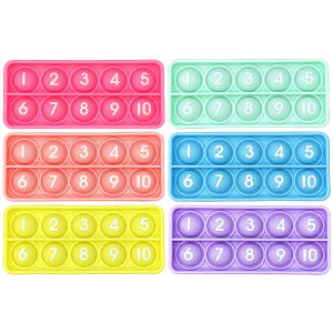 6 ชิ้น/แพ็คนับตัวเลขการเรียนรู้ของเล่นอุปกรณ์ห้องเรียนเครื่องเขียนเพื่อการศึกษา Manipulatives สําหรับเด็กอายุ 3 +