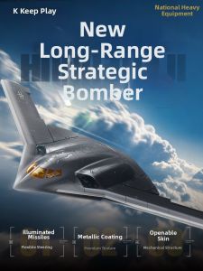 JINGGUAN | Strategic Bomber Model Assembly Toy Display