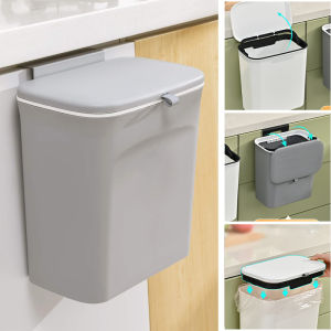 Kitchen Compost Bin for Counter Top or Under Sink Hanging Small  Kitchen Trash Can with Lid for Mountable Indoor Compost Bucket