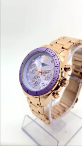 PADHENER Florence Stainless Steel Jam Tangan Wanita Fold Over with Double Push Button + Box