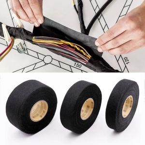 Electrical Tape Heat-resistant Harness Bundle Insulation Auto Wiring Fabric Cloth Wrap Waterproof Cable Organizer Adhesive Tapes