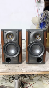 Bán cặp loa Booksheolf nghe nhạc Kenwood LS - SE7 bãi nhật về hát cực hay (02)