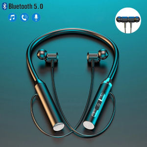 Tai Nghe Bluetooth Tai Nghe Không Dây Dây Đeo Cổ Thể Thao Dây Đeo Cổ Tai Nghe TWS HD Call Chống Nước Tai Nghe Kèm Micro