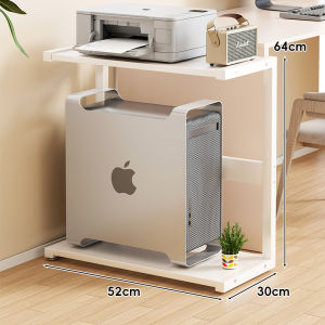 Giá đỡ PC dạng tháp nhiều tầng tích hợp máy in di động