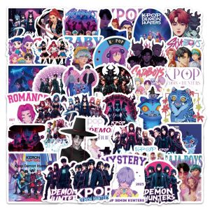 Kpop Hunter Girl Cartoon Stickers 200 Pcs Creative Desktop Decoration Waterproof Anime Stickers for Laptop And Tablet